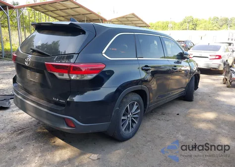 2017 Toyota Highlander Xle from USA, damaged, VIN 5TDJZRFH9HS382033